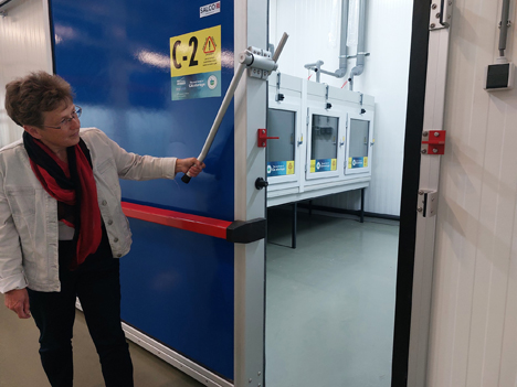 Neue Kühllager- und Forschungsräume bei Proeftuin Randwijk. Foto © Wageningen University & Research