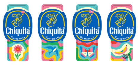 Frühling als große Kunst: Chiquita sorgt mit Artist Sticker von