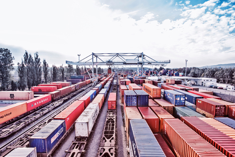 Containerumschlag am Metrans-Terminal in Ceska Trebova. Foto © HHLA / Thies Rätzke