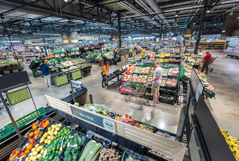 Globus Obst- und Gemüseabteilungen Markthallen. © GLOBUS Markthallen