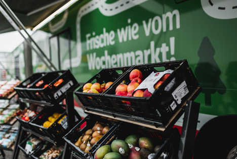 Rewe Einkaufsbus Frische wie vom Wochenmarkt. Foto © REWE Markt GmbH