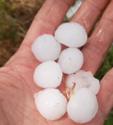 Unwetterzug von Fronleichnam. Foto © Vereinigte Hagel