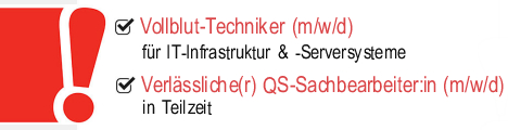 Neue Stellenangebote