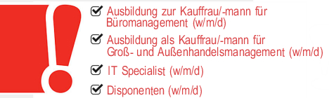 Neue Stellenangebote
