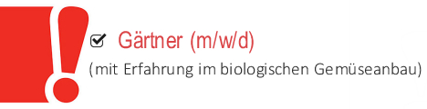 Neues Stellenangebot